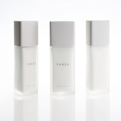 Tokujin Yoshioka designs minimal packaging for Japanese skincare brand