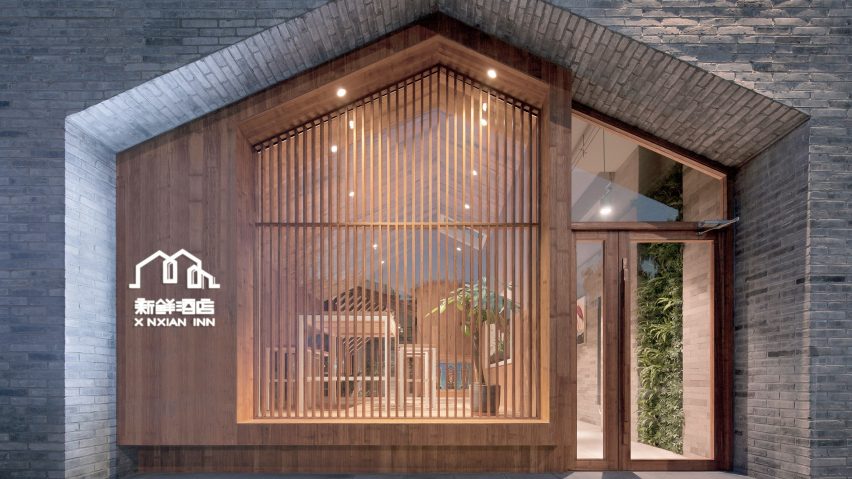 Penda creates house-shaped entrance for hotel in Beijing’s XinXian Hutong