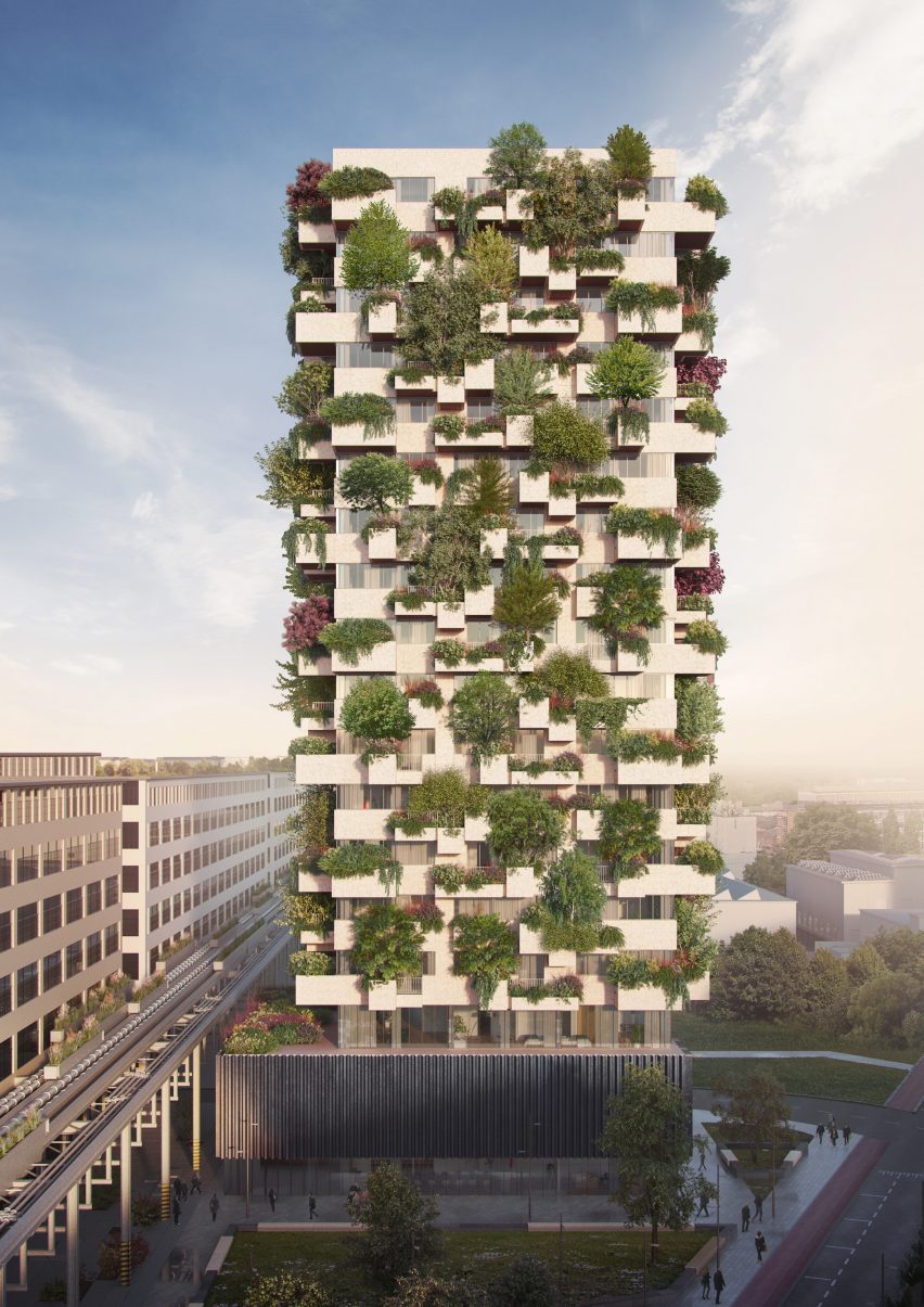 Trudo Vertical Forest in Eindhoven by Stefano Boeri Architetti