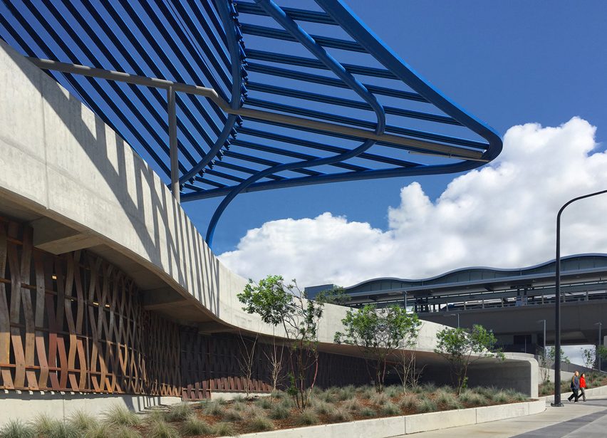 Angle Lake Station at Seattle Airport by Brooks + Scarpa