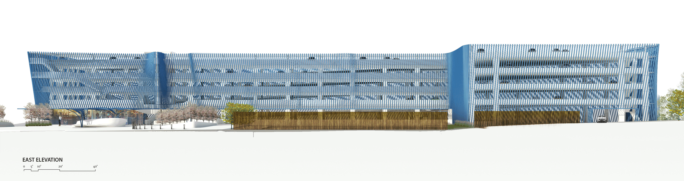 Angle Lake Station at Seattle Airport by Brooks + Scarpa