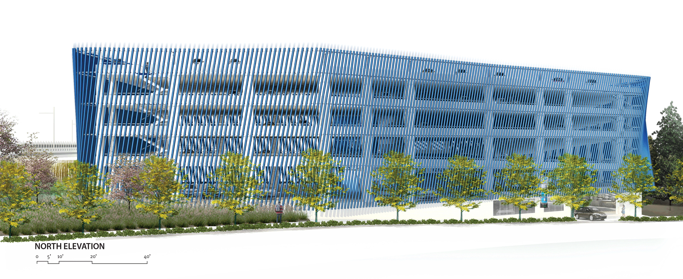 Angle Lake Station at Seattle Airport by Brooks + Scarpa