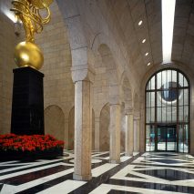 AT&T Building lobby by Philip Johnson
