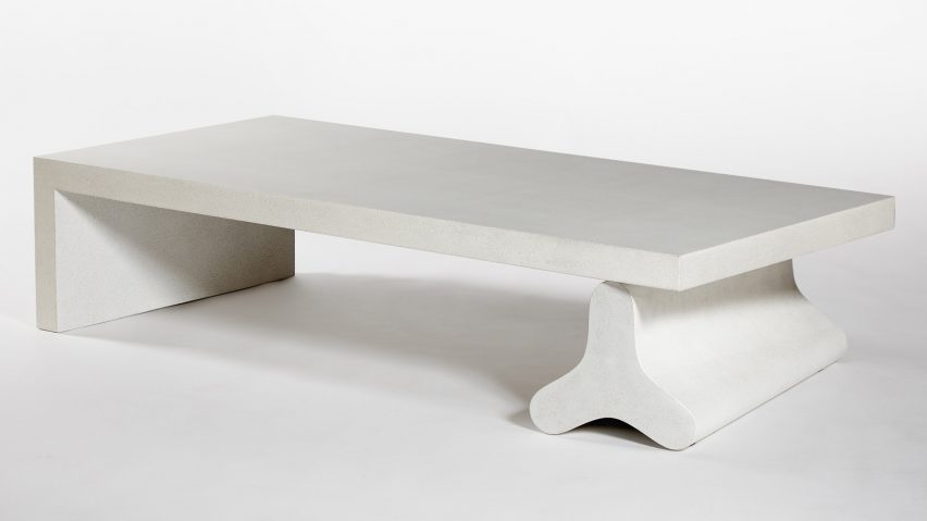 François Bauchet creates “clover-shaped” furniture for Galerie Kreo