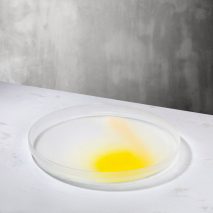 Formafantasma creates glassware with swathes of coloured pigment for Nude