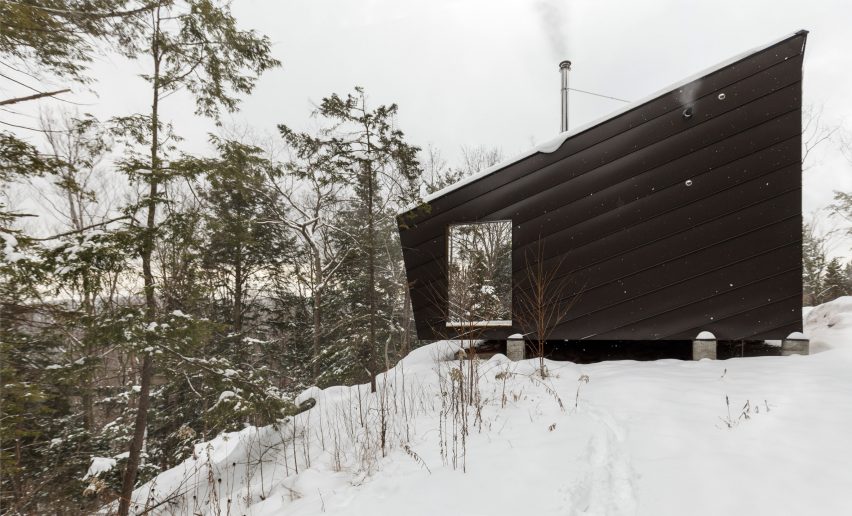 Cabin on a Rock by I-Kanda Architects