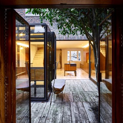courtyards amin taha architects london bayswater house