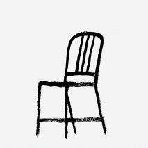 Jean and Nicolas Jullien illustration of Emeco Navy Chair