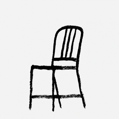 Jean and Nicolas Jullien illustration of Emeco Navy Chair