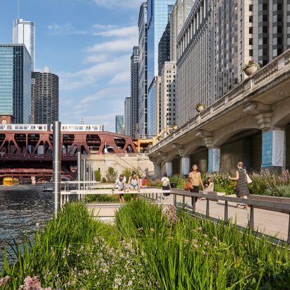 Chicago Riverwalk; Chicago, by Ross Barney Architects