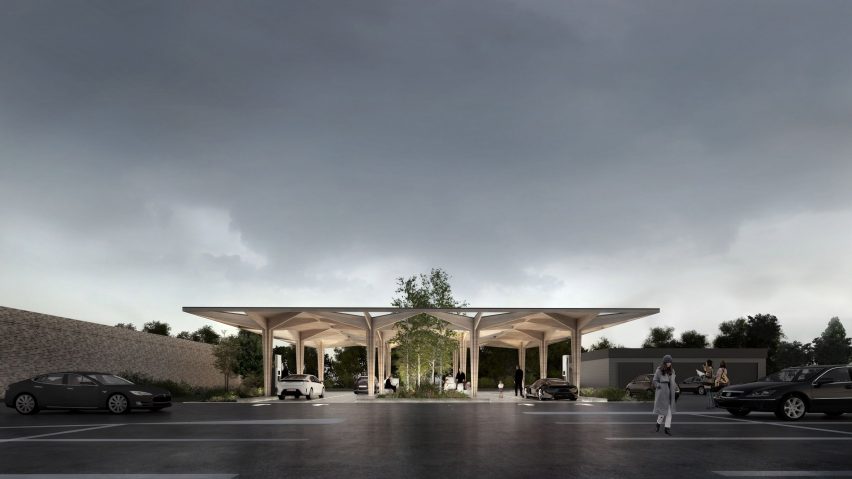 COBE electric car charging station