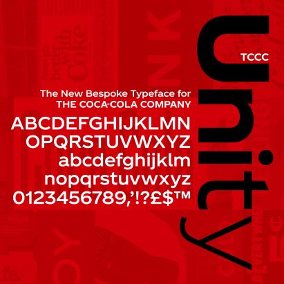 Neville Brody designs Coca-Cola’s first ever own-brand typeface