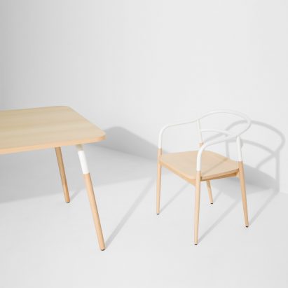 AC/AL Studio creates martial arts-inspired table and chair set for Petite Friture