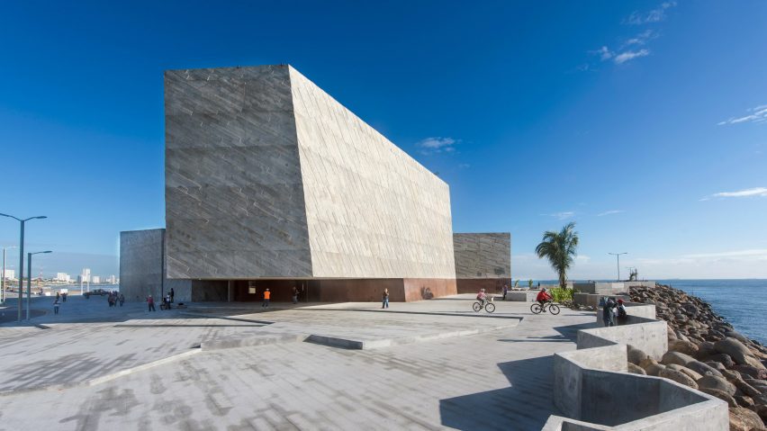 Concrete architecture and interiors are showcased on our updated Pinterest board