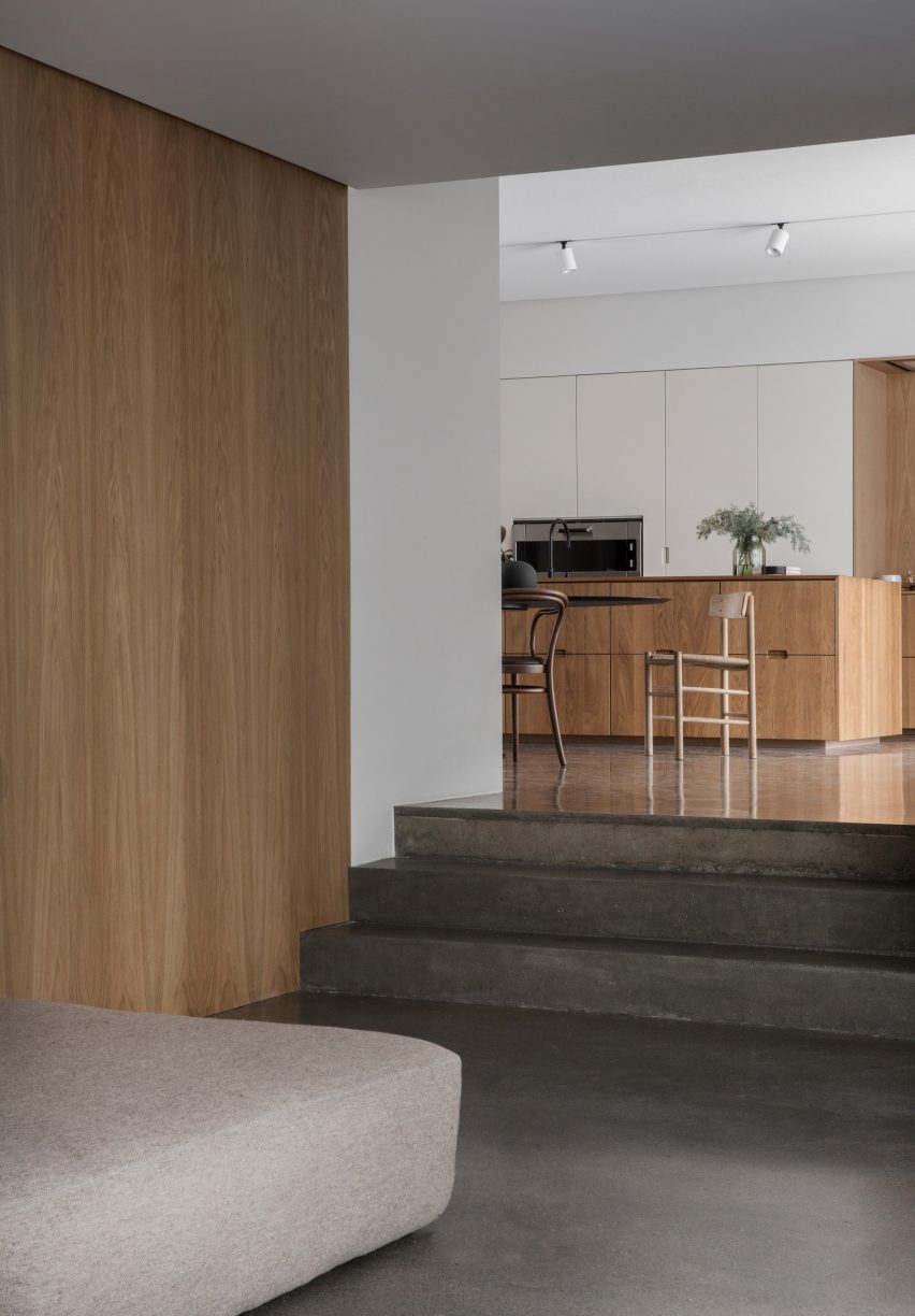 This family home by Danish practice Norm Architects is filled with cosy nooks and opening living areas with generous windows to give views out over picturesque woodland and a lake set around an hour's drive north of Oslo.