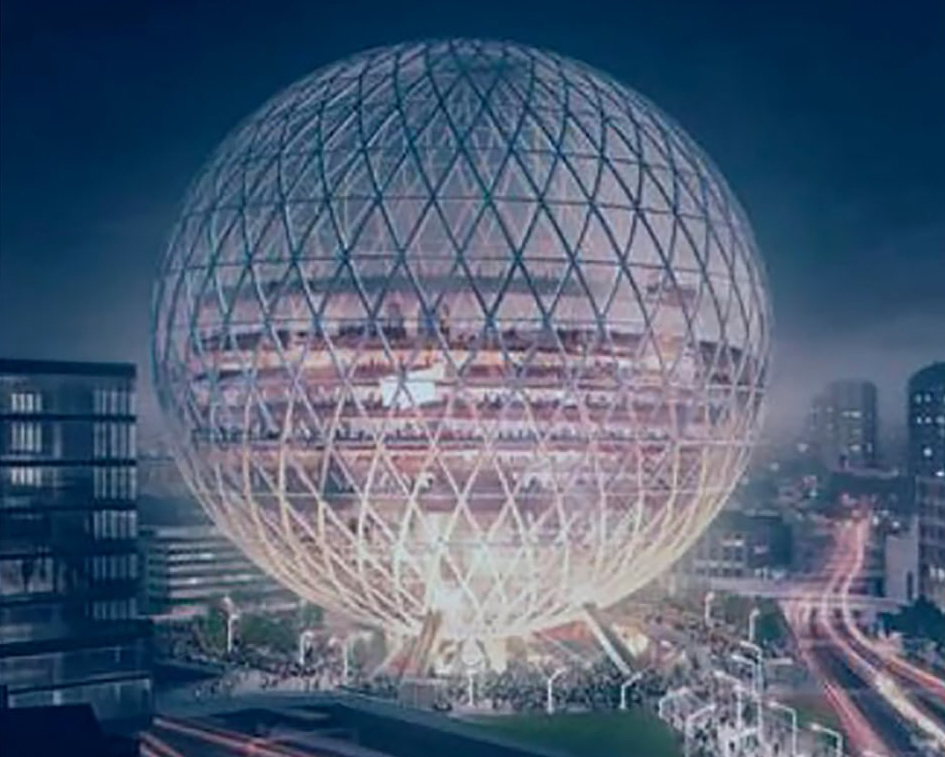 Giant globe-shaped concert hall planned for east London