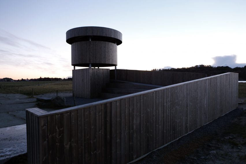 Herdla Birdwatching Tower by LJB Arkitektur