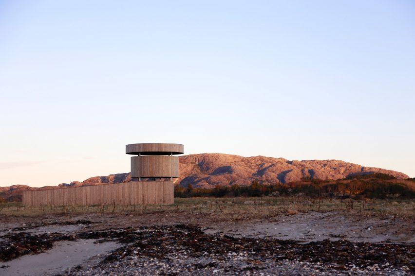 Herdla Birdwatching Tower by LJB Arkitektur