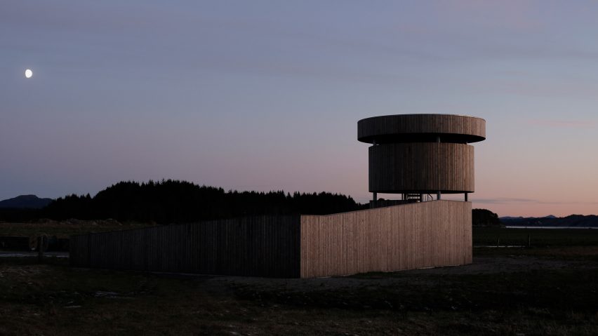 Herdla Birdwatching Tower by LJB Arkitektur