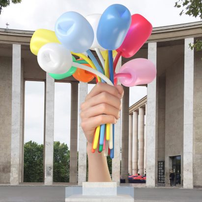 Paris artists dismiss Jeff Koons’ terror attack memorial as “product placement”