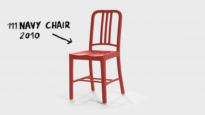 111 Navy Chair by Emeco