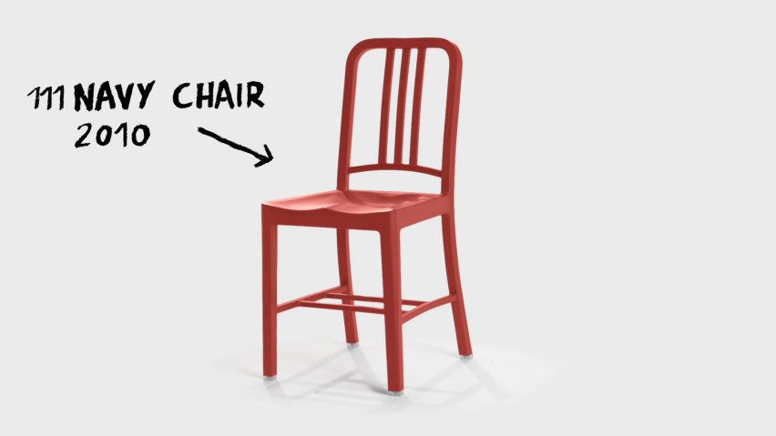 111 Navy Chair