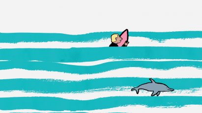 Jean and Nicolas Jullien illustration of Emeco CEO Gregg Buchbinder