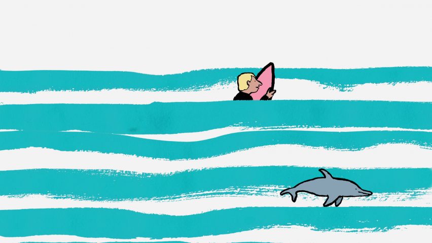 Jean and Nicolas Jullien illustration of Emeco CEO Gregg Buchbinder