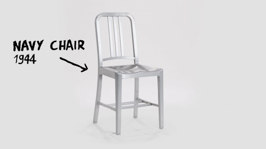 Navy Chair by Emeco