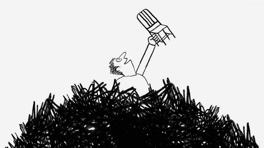 Jean and Nicolas Jullien illustration of Emeco Navy Chair