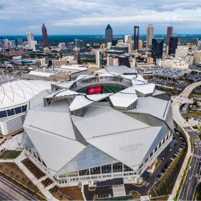 HOK's Mercedes-Benz Stadium will host the 53rd Super Bowl