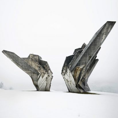 Monument to the Battle of Sutjeska by Miodrag Živković