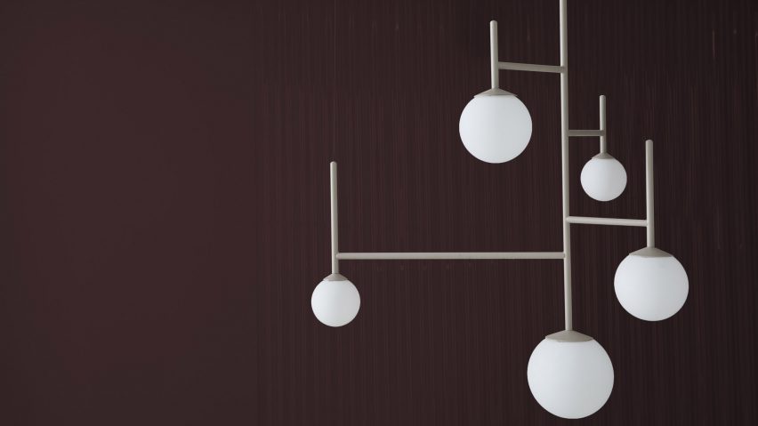 Aguskim Studio has created a family of full moon-inspired lights for Valencia-based lighting brand Almerich