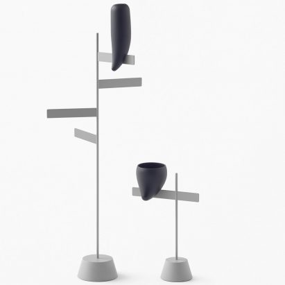 Nendo creates Kanji-inspired furniture and stone-shaped tableware for Zens