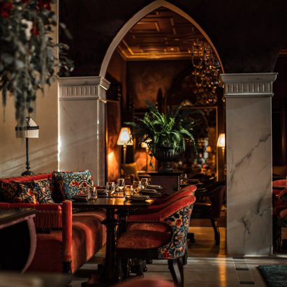 Decorative and moody NoMad Los Angeles hotel opens in former bank headquarters