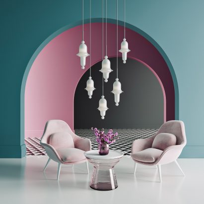 Siren lamps by Preciosa x Dima Loginoff