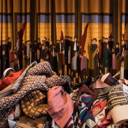 Dimore Studio’s opulent textile collection takes over Paris storefront