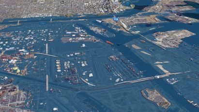 Long Beach seen using the Surging Seas software
