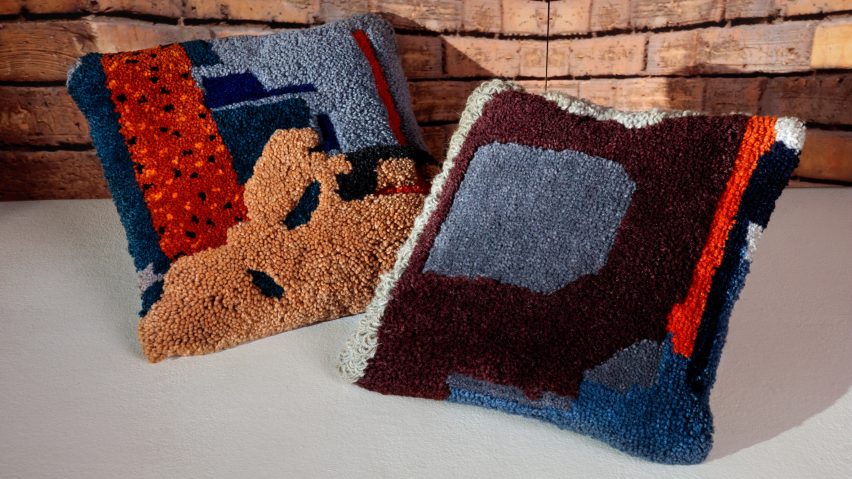 Tom Dixon uses tufting, printing and embroidery to create textile collection