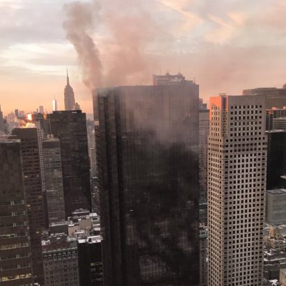 Trump Tower Fifth Avenue fire