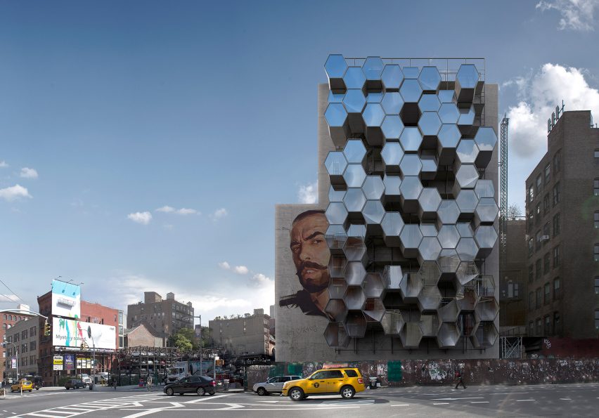 Framlab's Homed proposal seeks to house the homeless population of New York in parasitic pods attached to the exteriors of buildings.