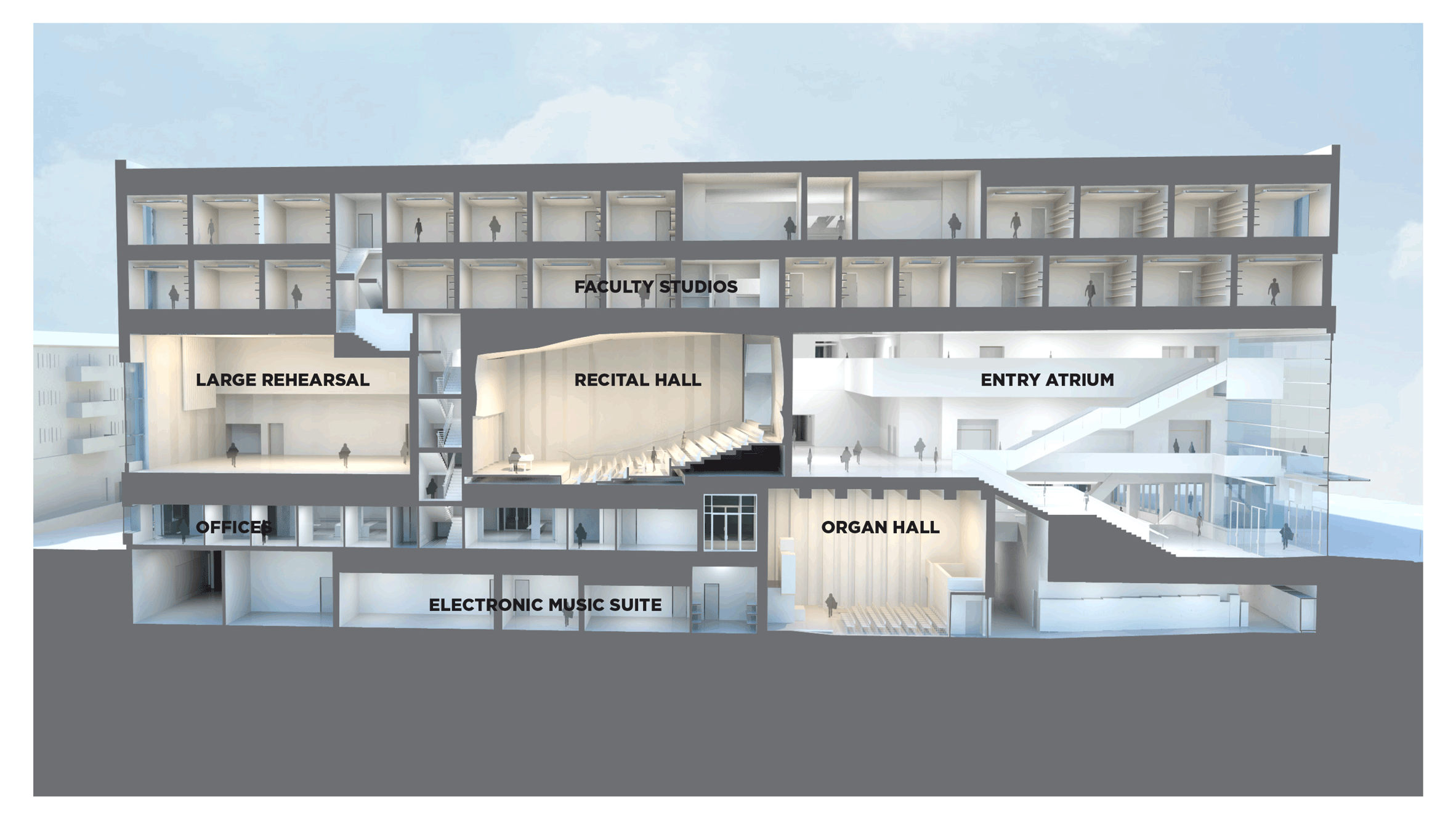 Voxman Music Building by LMN