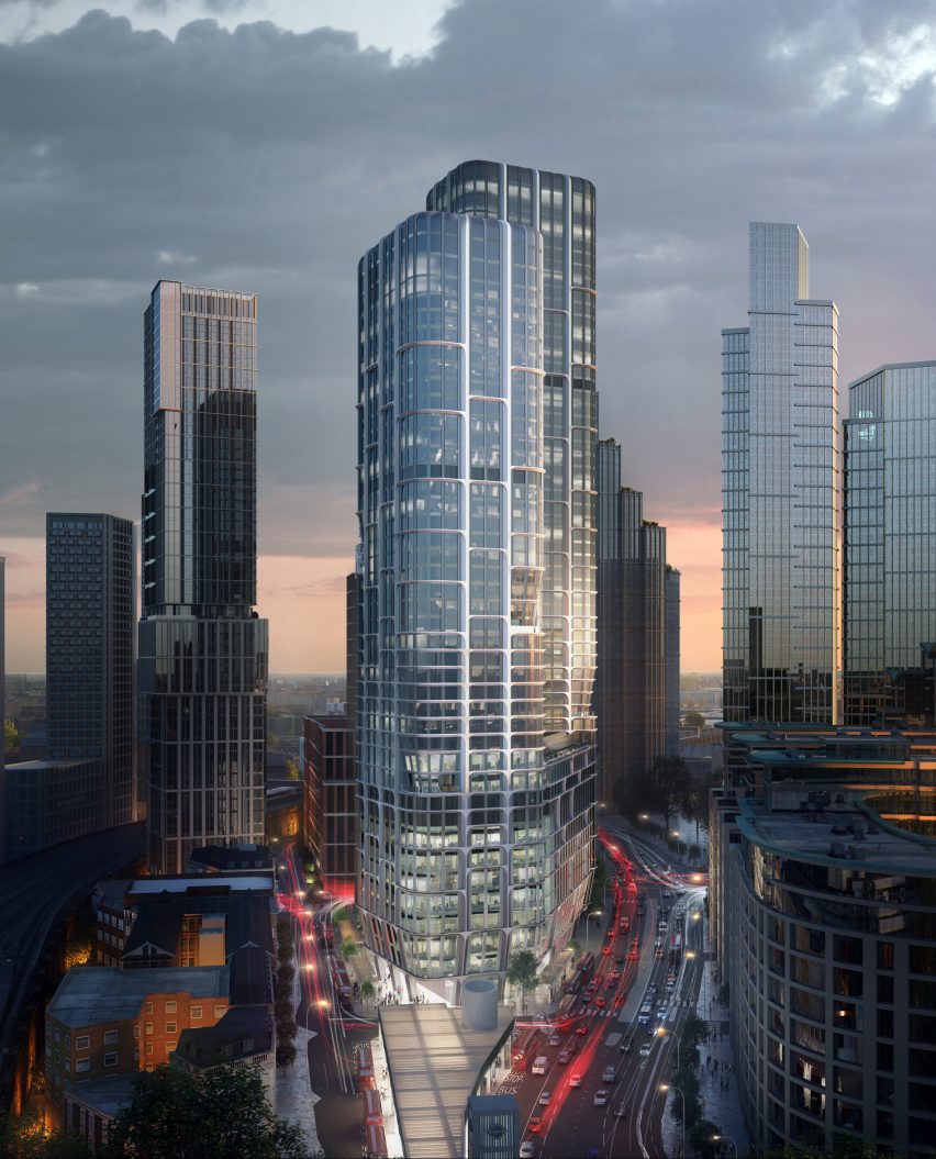 Vauxhall towers by Zaha