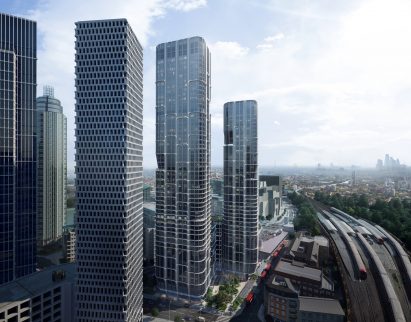 Vauxhall towers by Zaha