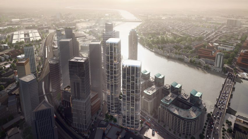 Vauxhall towers by Zaha