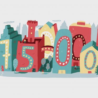 Dezeen has 750,000 Pinterested followers. Illustration by Øivind Hovland