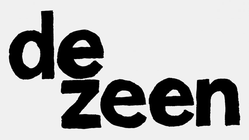 Dezeen logo drawn by Jean Jullien