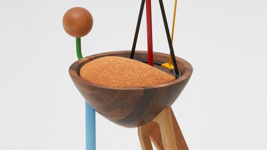 WoongKi Ryu’s Abstraction chair takes cues from works of Kandinsky