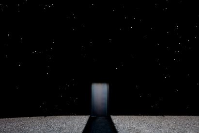 Asif Khan reveals super-dark Vantablack pavilion for Winter Olympics 2018