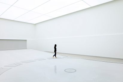 Asif Khan reveals super-dark Vantablack pavilion for Winter Olympics 2018